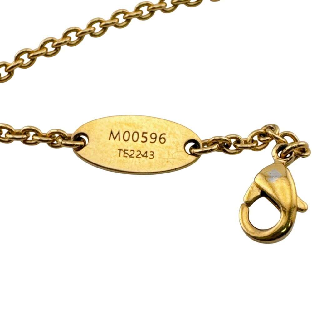 LOUIS VUITTON Gold Necklace - Picture 9 of 11